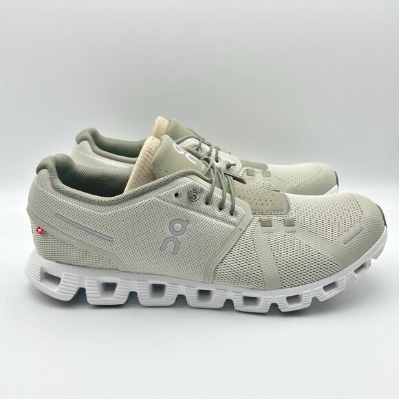ON Cloud 5 Athletic Shoes Mens US 9.5 Womens 11 EU 43 Green White Running NIB - Picture 3 of 11